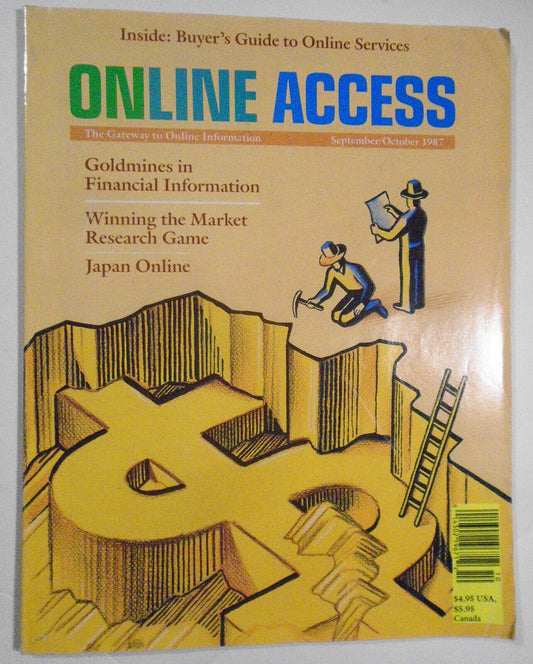 Online Access Magazine September/October 1987 - Buyer's Guide...; Financial Info