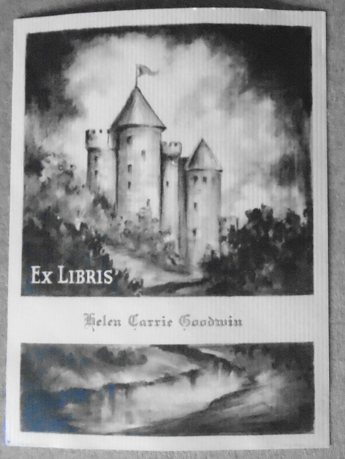 Helen Carrie Goodwin, Ex-Libris Bookplate