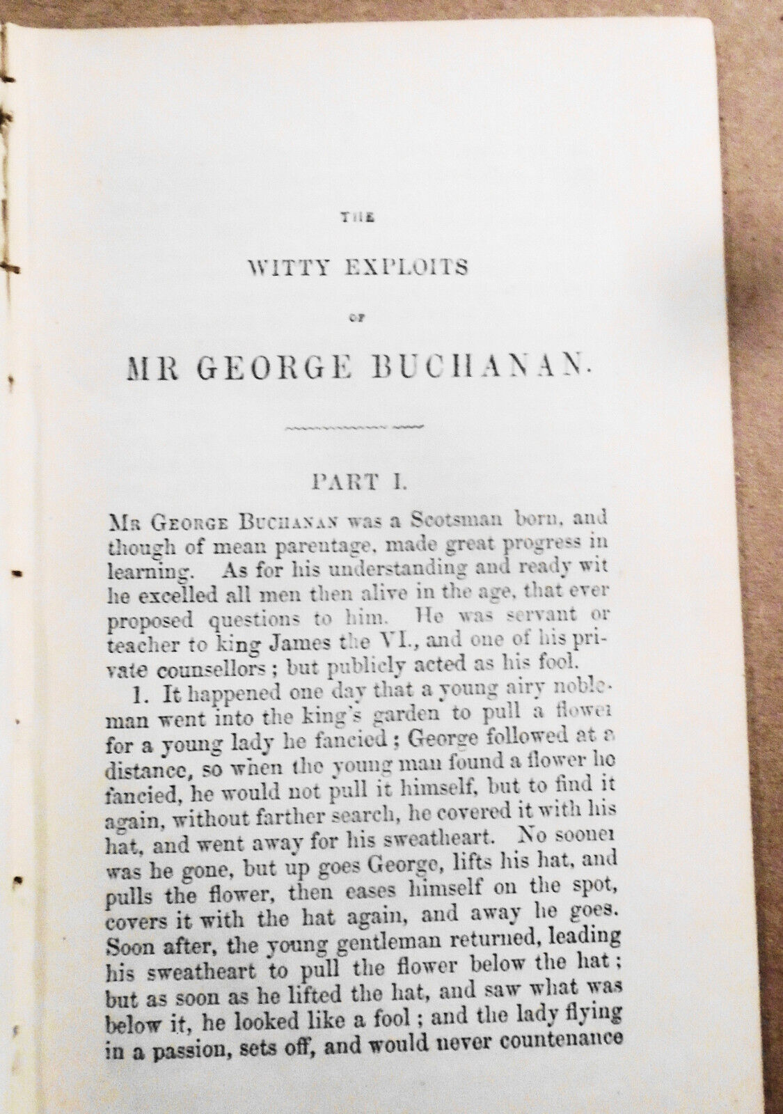 The Witty and entertaining exploits of George Buchanan... the King's fool [1847]