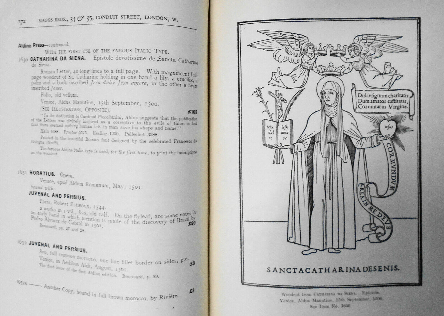 1928 Bibliotheca typographica:  Maggs Bros. Catalog 509