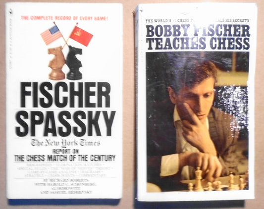 2 Bobby Fischer chess books