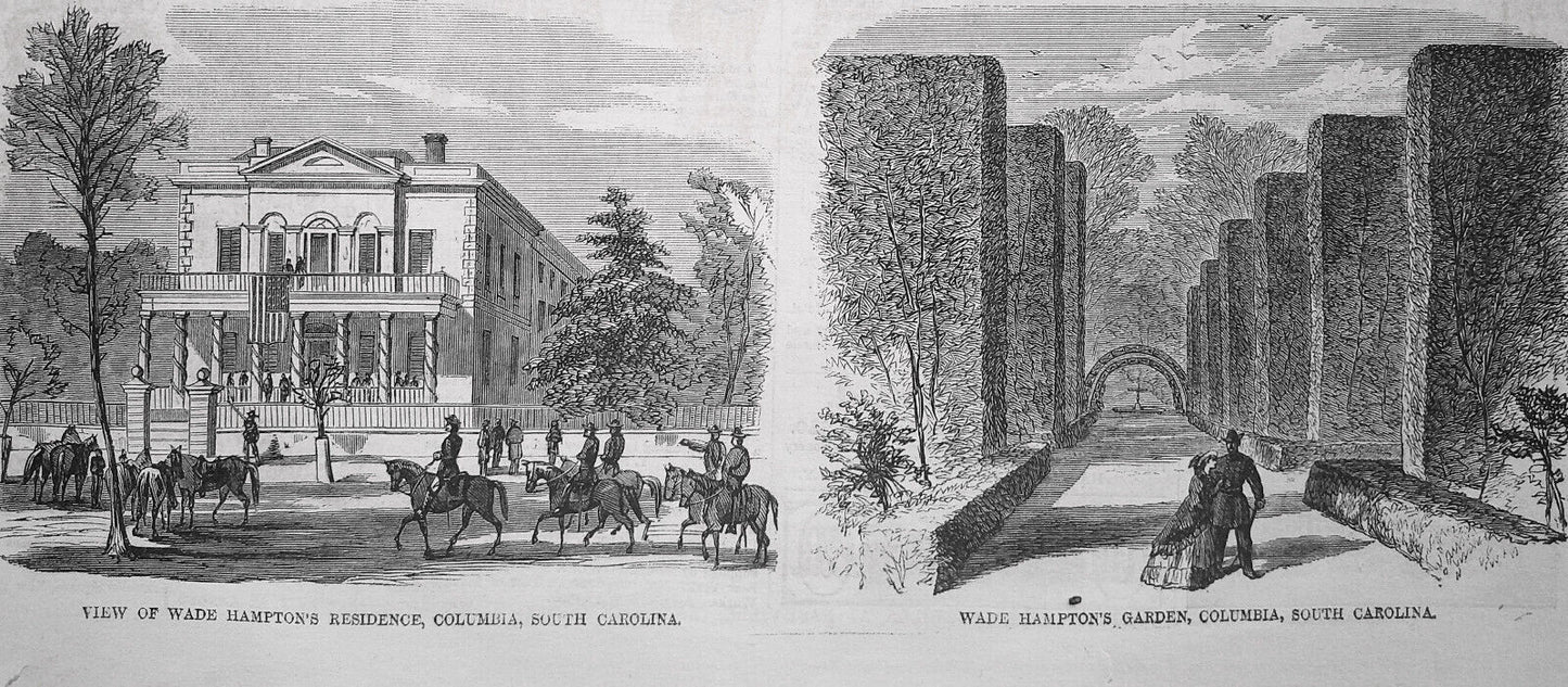 Governor Wells and Louisiana Politics + Wade Hampton of South Carolina - HW 1865