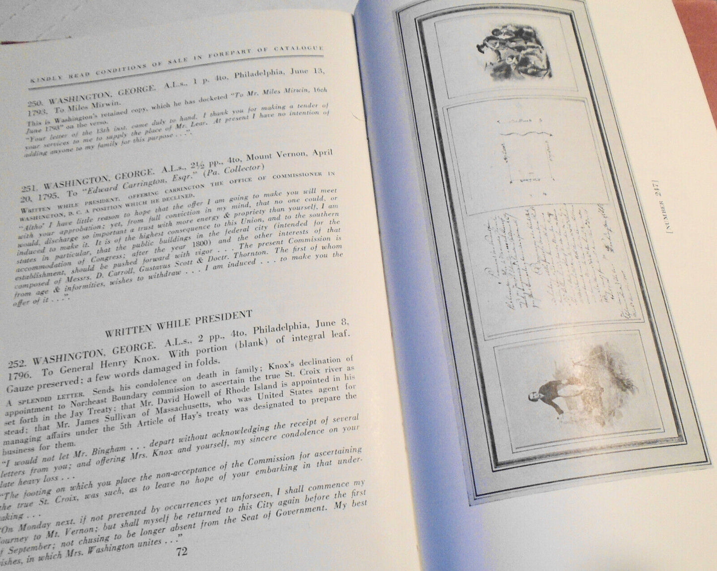 Autograph letters; Aztec manuscript, etc - Thomas Henry Foster Parke-Bernet 1957