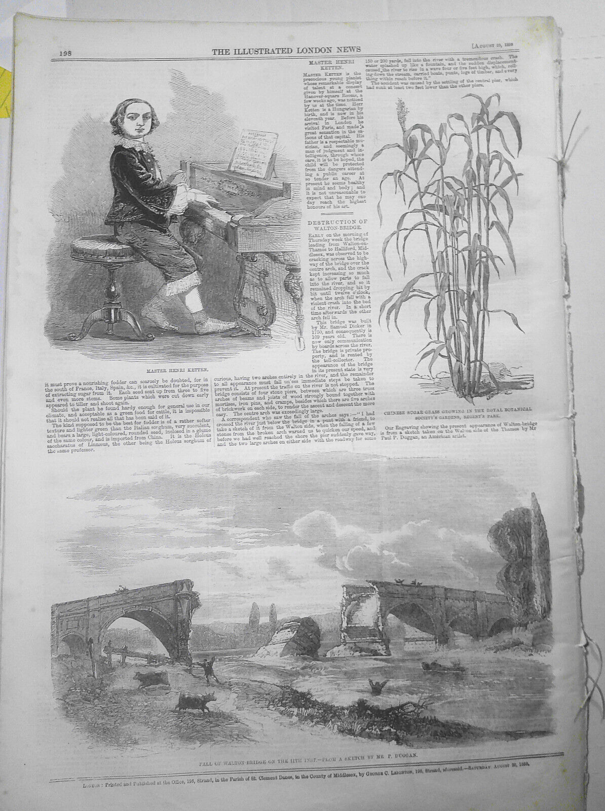 The Illustrated London News, August 20, 1859 - Paris fetes; Great Eastern saloon