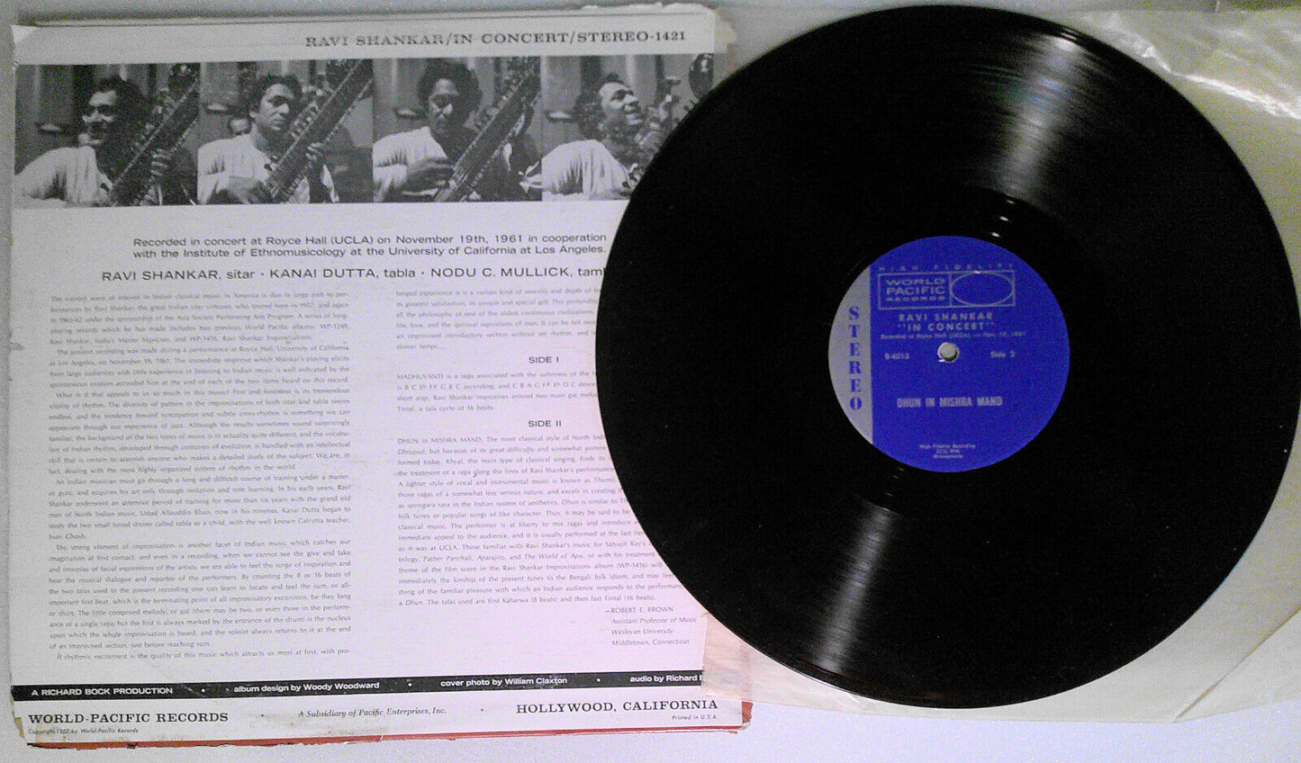 Ravi Shankar - vintage 3 LP lot