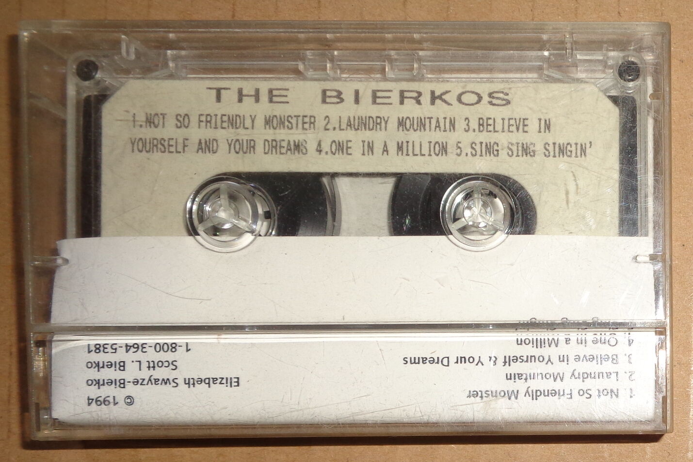 The Bierkos - Rare Cassette 1994 by Beth & Scott Bierko