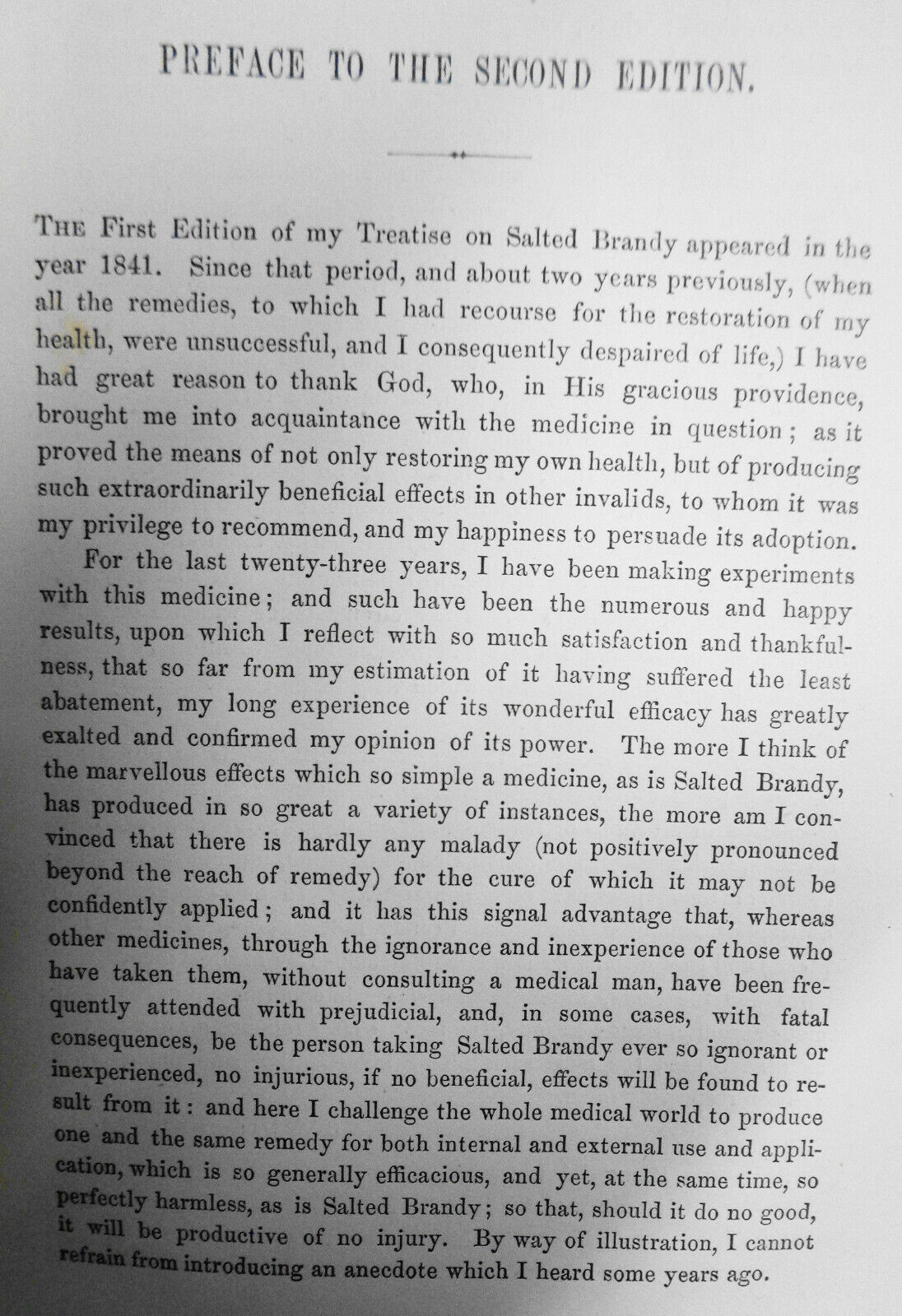 1865 The excellent properties of salted Brandy, as a most efficacious medicine..