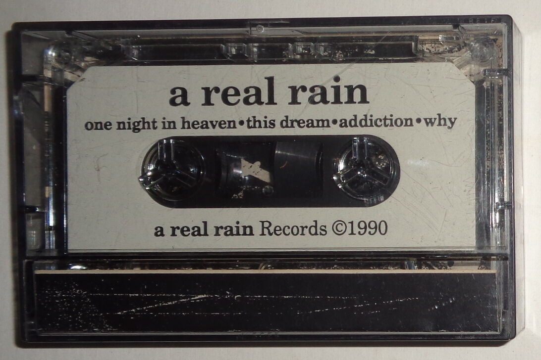 A REAL RAIN - Rare Demo Cassette 1990 Jeffrey Hack, Kevin Butler, Patrick Austin