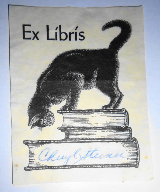 Cheryl Steiner, Ex Libris Bookplate