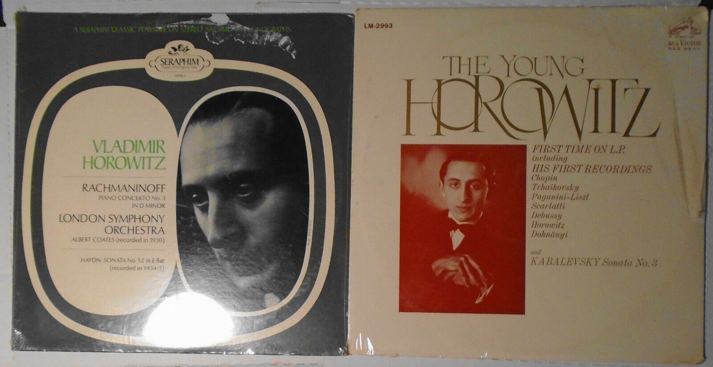 Vladimir Horowitz  : 2 SEALED LPS - Rachmaninoff /Haydn & Young Horowitz