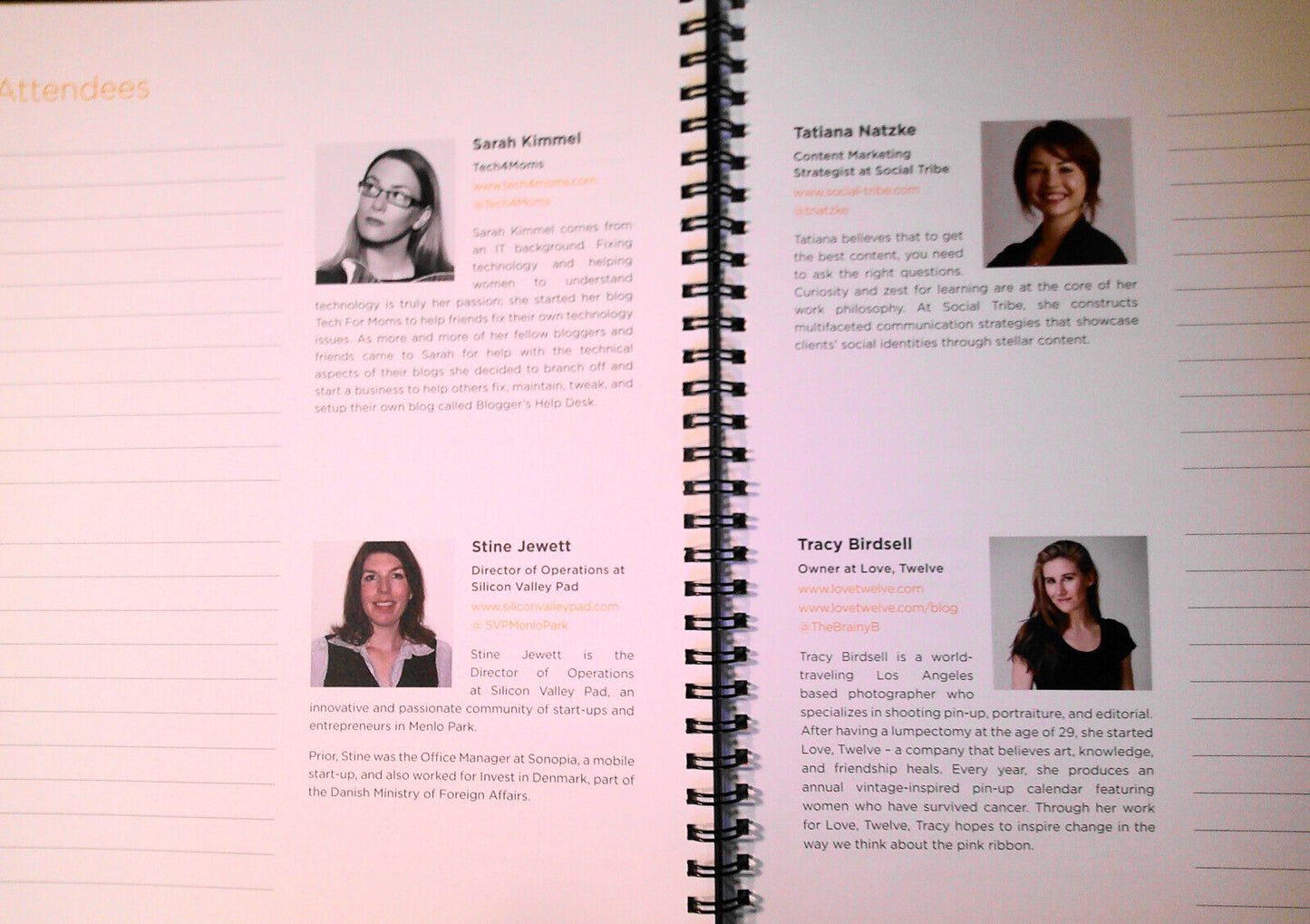 BlogHer Entrepreneurs Conference 2013 program book. Silicon Valley, March 21-23