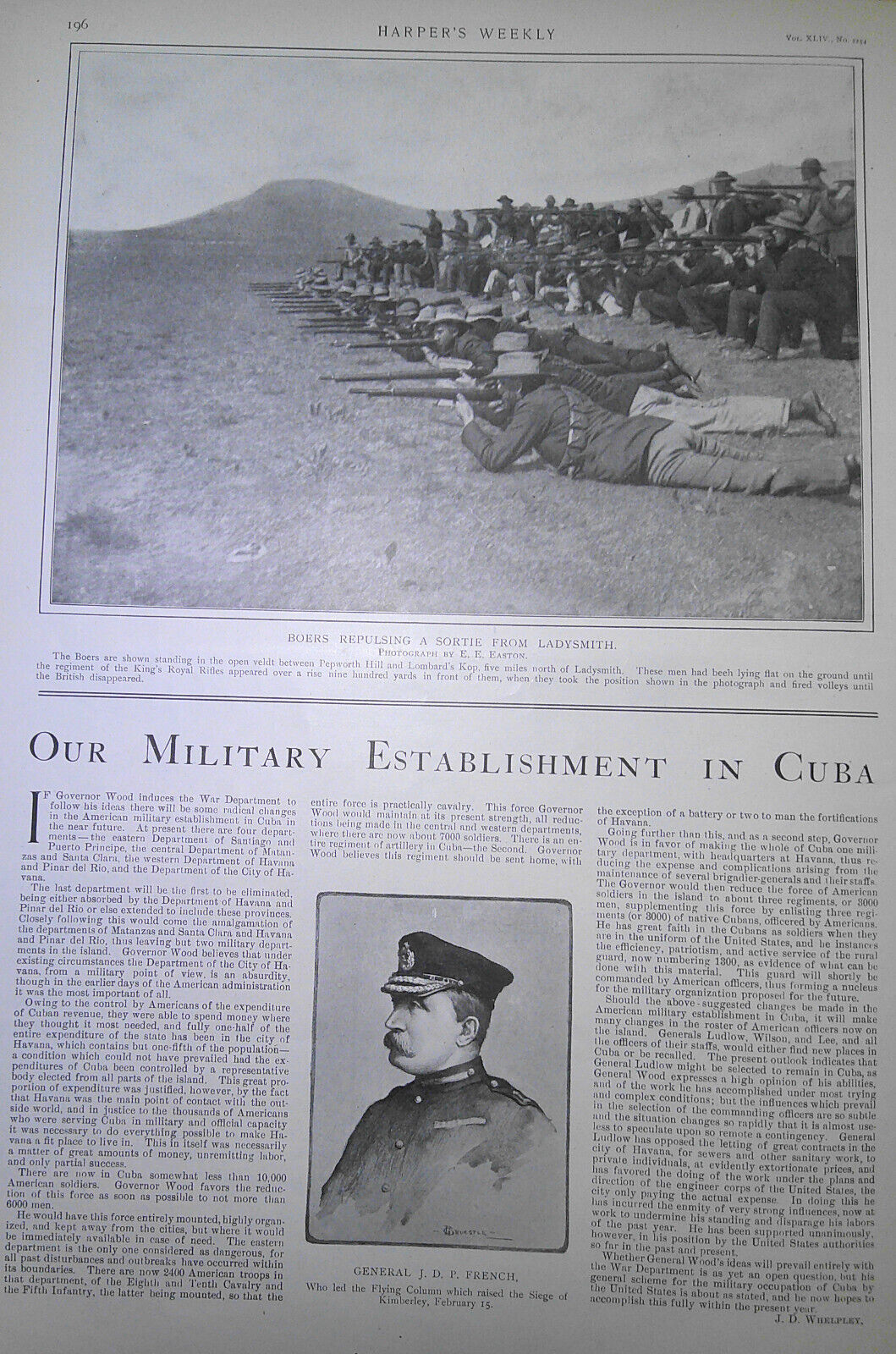 Harper's Weekly, March, 1900 - Wheaton's Exposition; South Africa War; Cuba; etc