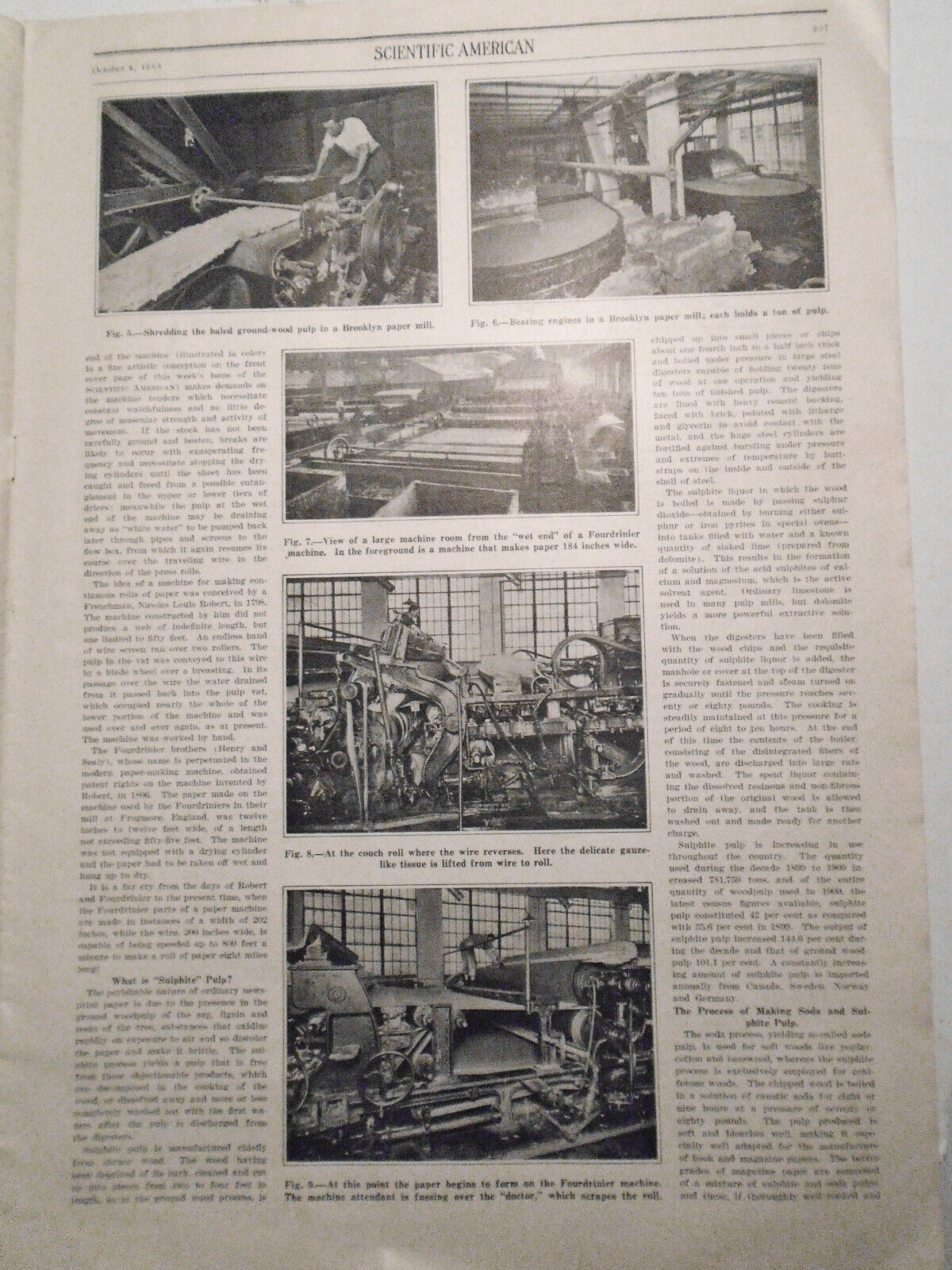 Scientific American - October 4, 1913. Complete Original Issue.