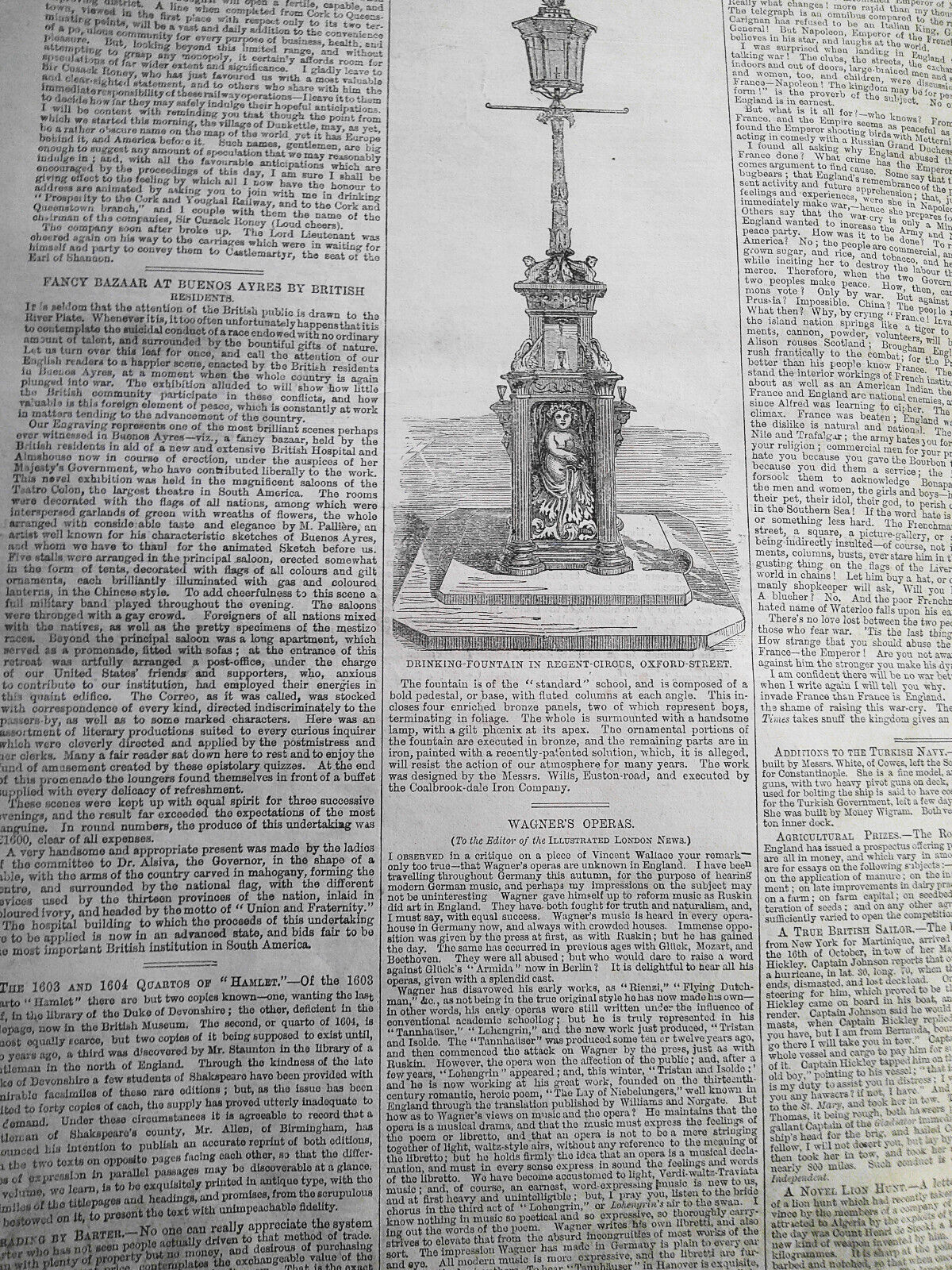 The Illustrated London News, December 3, 1859 - Algesiras, Schiller Festival etc