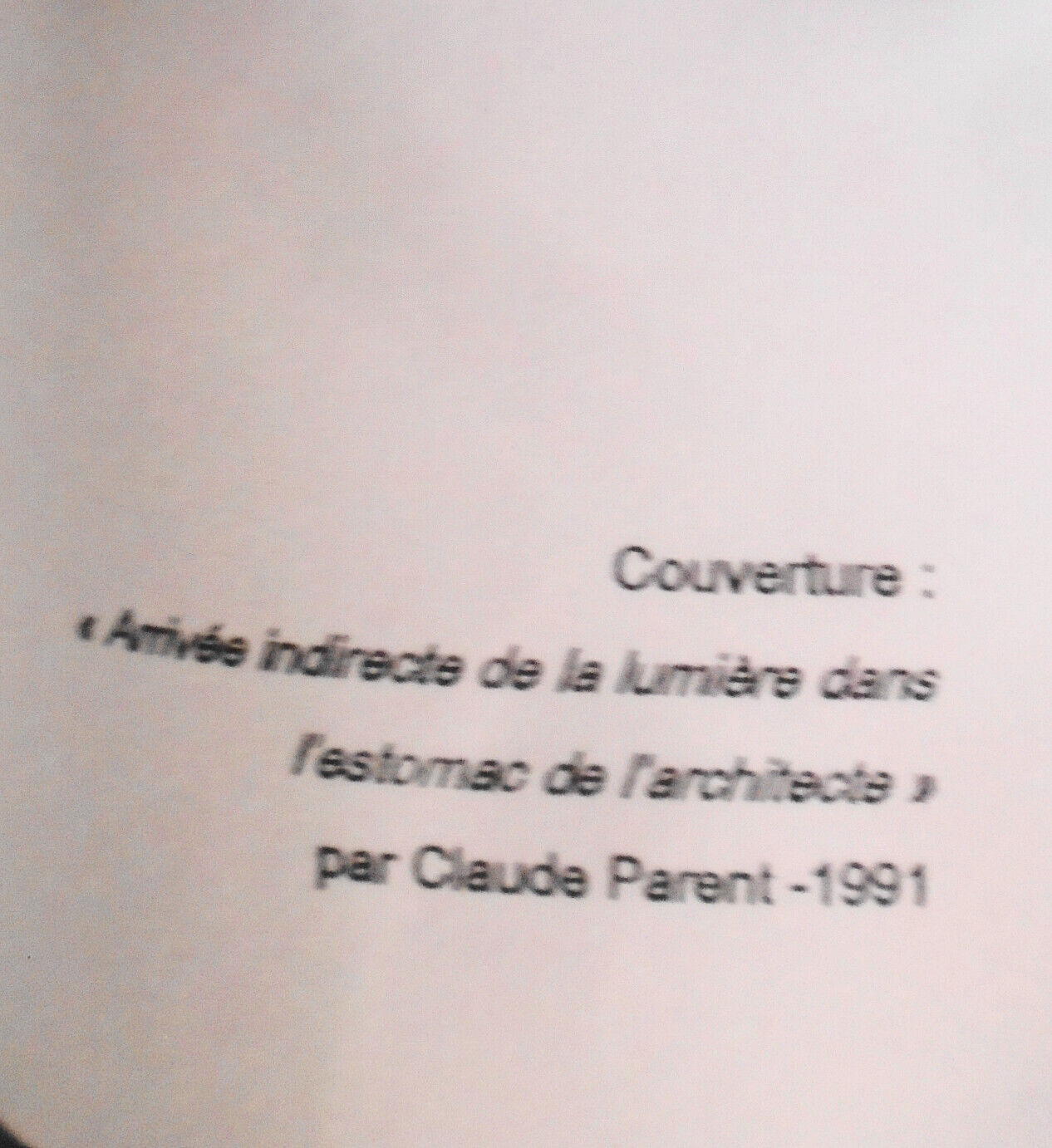 Cuit & archi-cuit, by Claude Parent. 1991. In french [architecture]. 1st edition