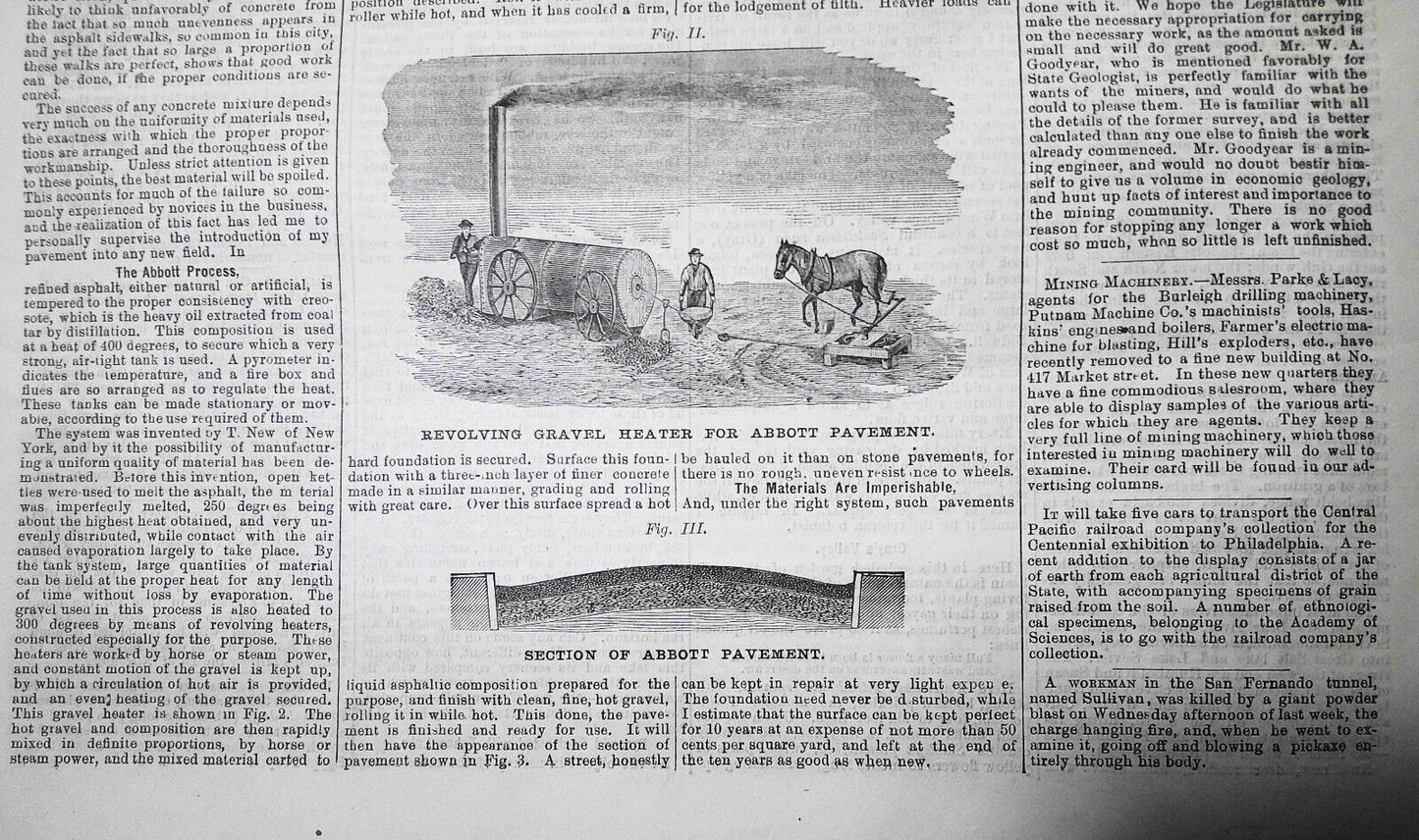 Mining and Scientific Press, March 11, 1876. Ballooning; Photo-lithography, etc