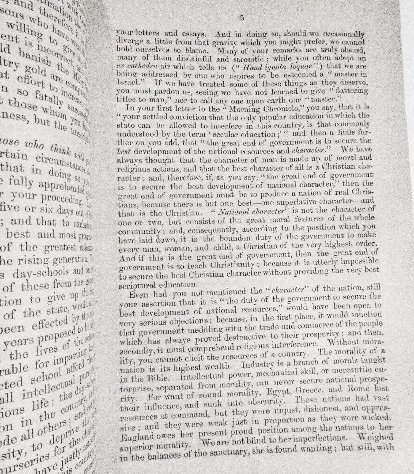 "Buy the Truth, and Sell It Not" Two Letters to Dr. Vaughan