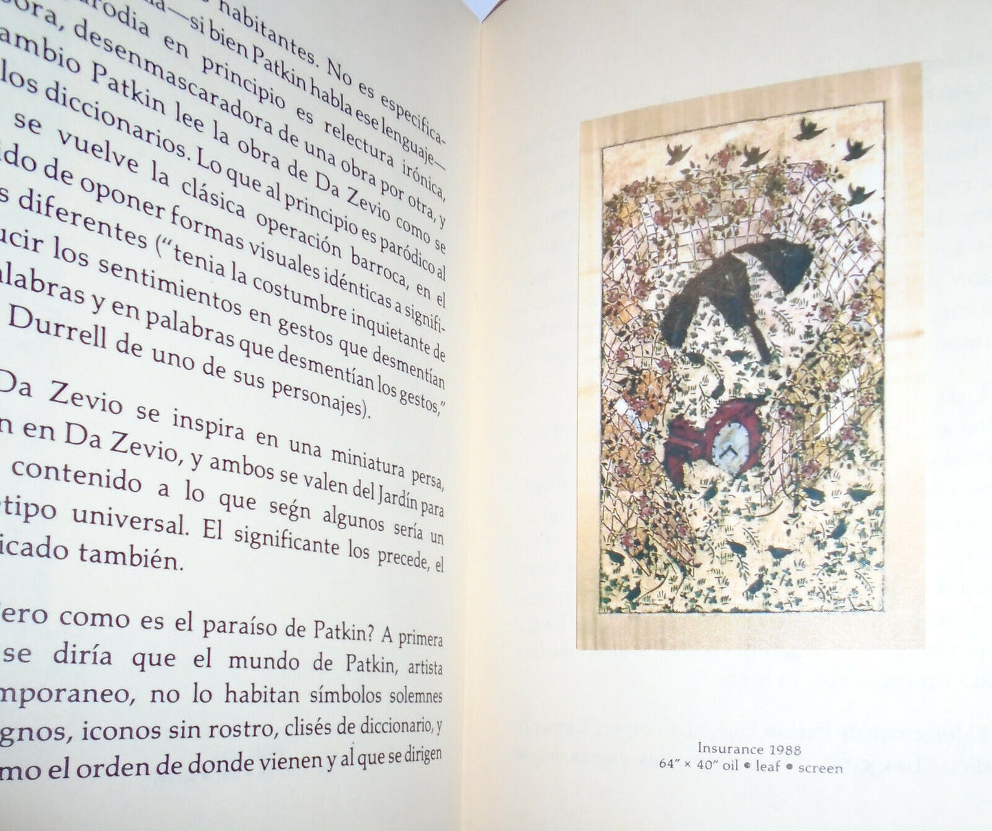 Izhar Patkin - The Perfect Existence in the Rose Garden -1988 exhibition catalog