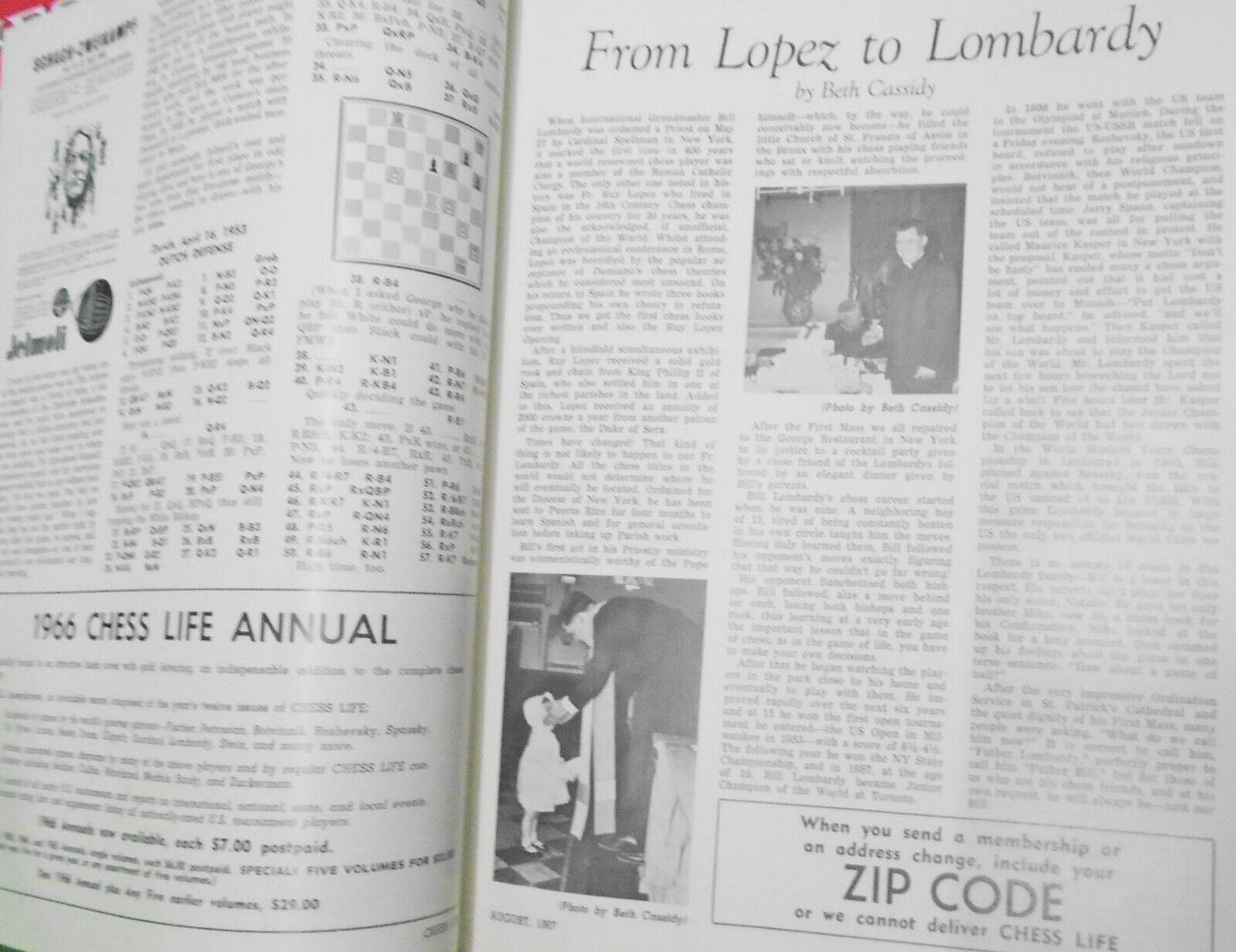 Chess Life, August 1967 -  "Let's Lay Off Bobby Fischer" etc
