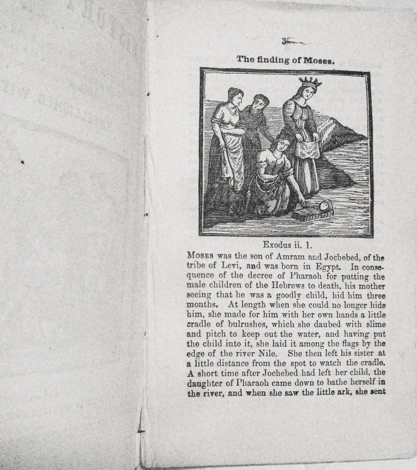 [Chapbook] The History of Moses -- embellished with cuts [1847]