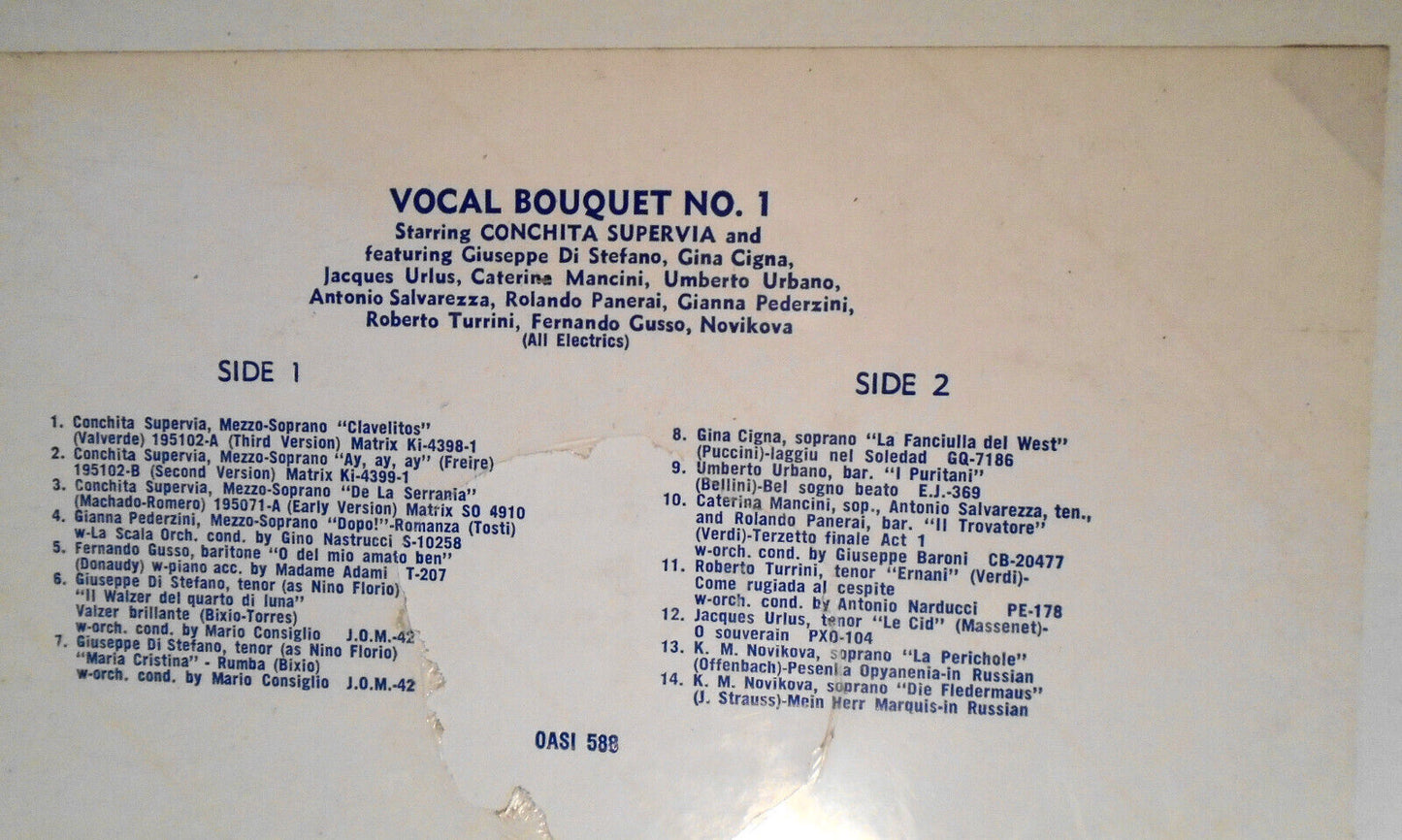 Conchita Supervia :  Vocal Bouquet No. 1 - LP -  ***SEALED***