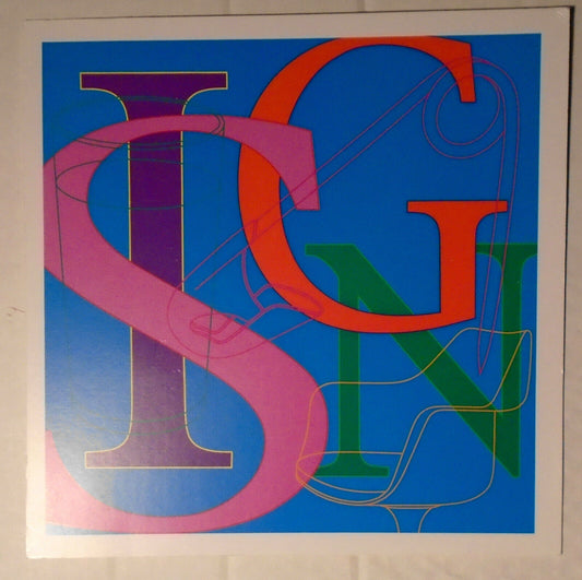 Michael Craig-Martin - Opening Reception Invitation Card - Gagosian Athens 2010