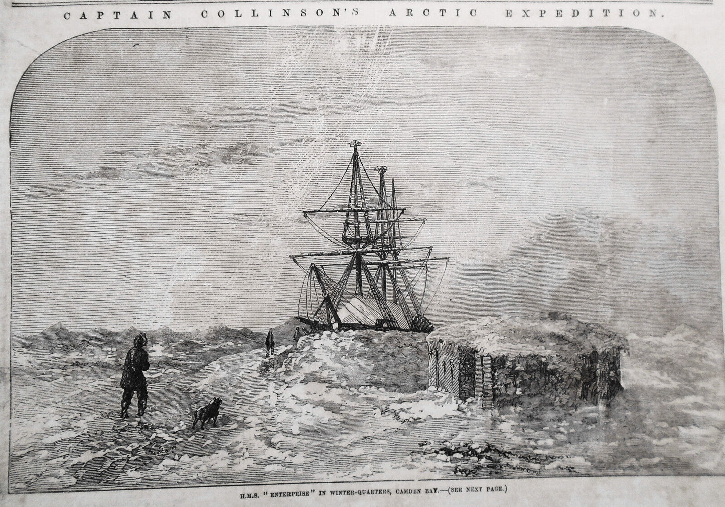 Captain Collinson's Arctic Expedition - llustrated London News July 7, 1855