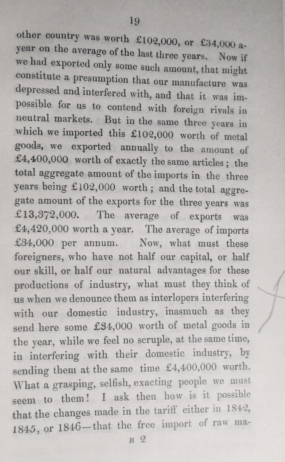 1849 Speech of Sir Robert Peel,  July 6, 1849, on the state of the nation