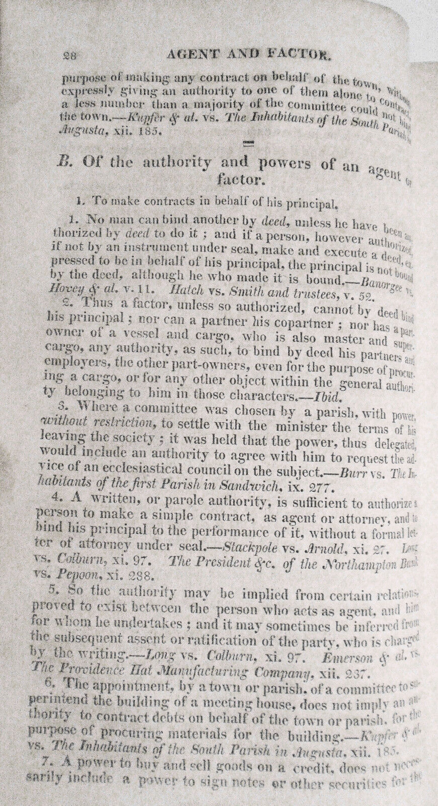 1818 Bigelow Digest of  cases in Supreme Judicial Court Massachusetts 1804 -1815