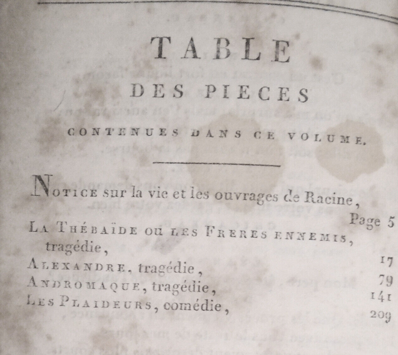 1817 Oeuvres de Jean Racine, Tomes 1, 2, & 3.