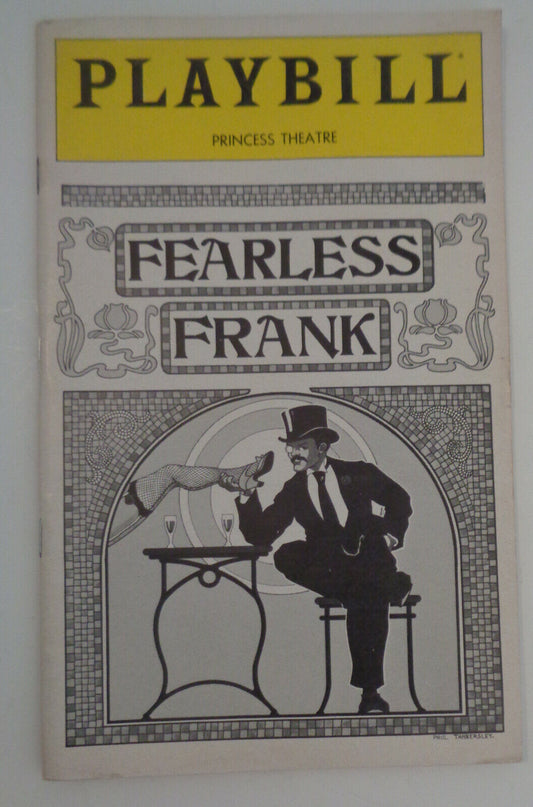 FEARLESS FRANK - PLAYBILL - OPENING NIGHT, JUNE 10, 1980