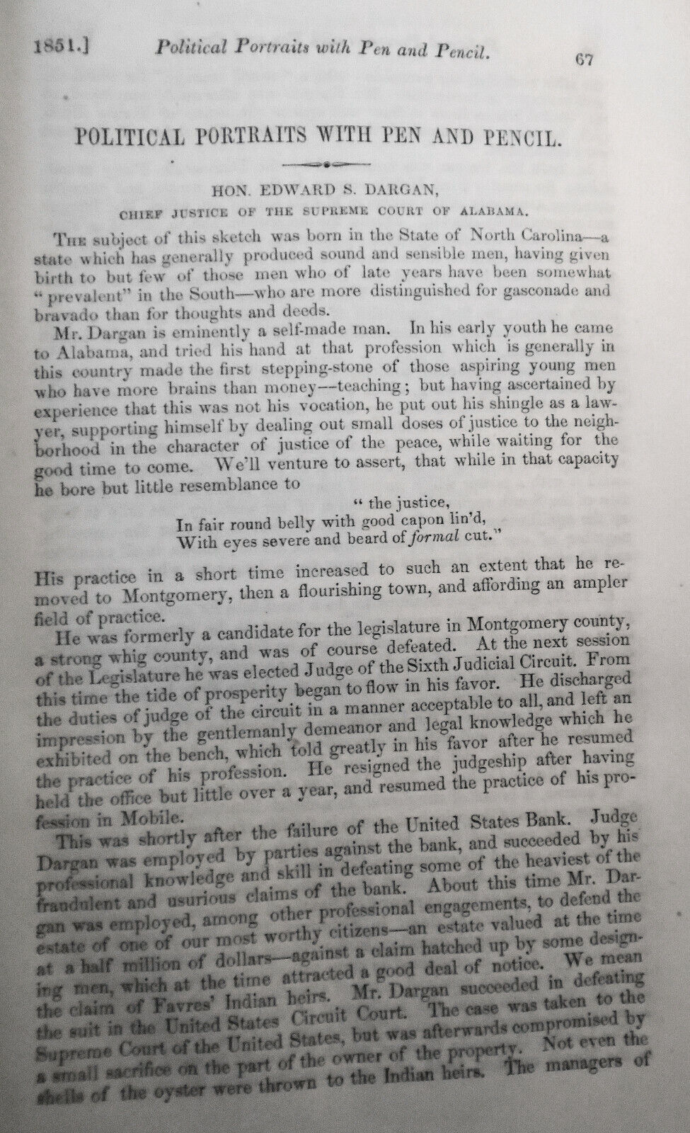 The United States Magazine and Democratic Review, July 1851