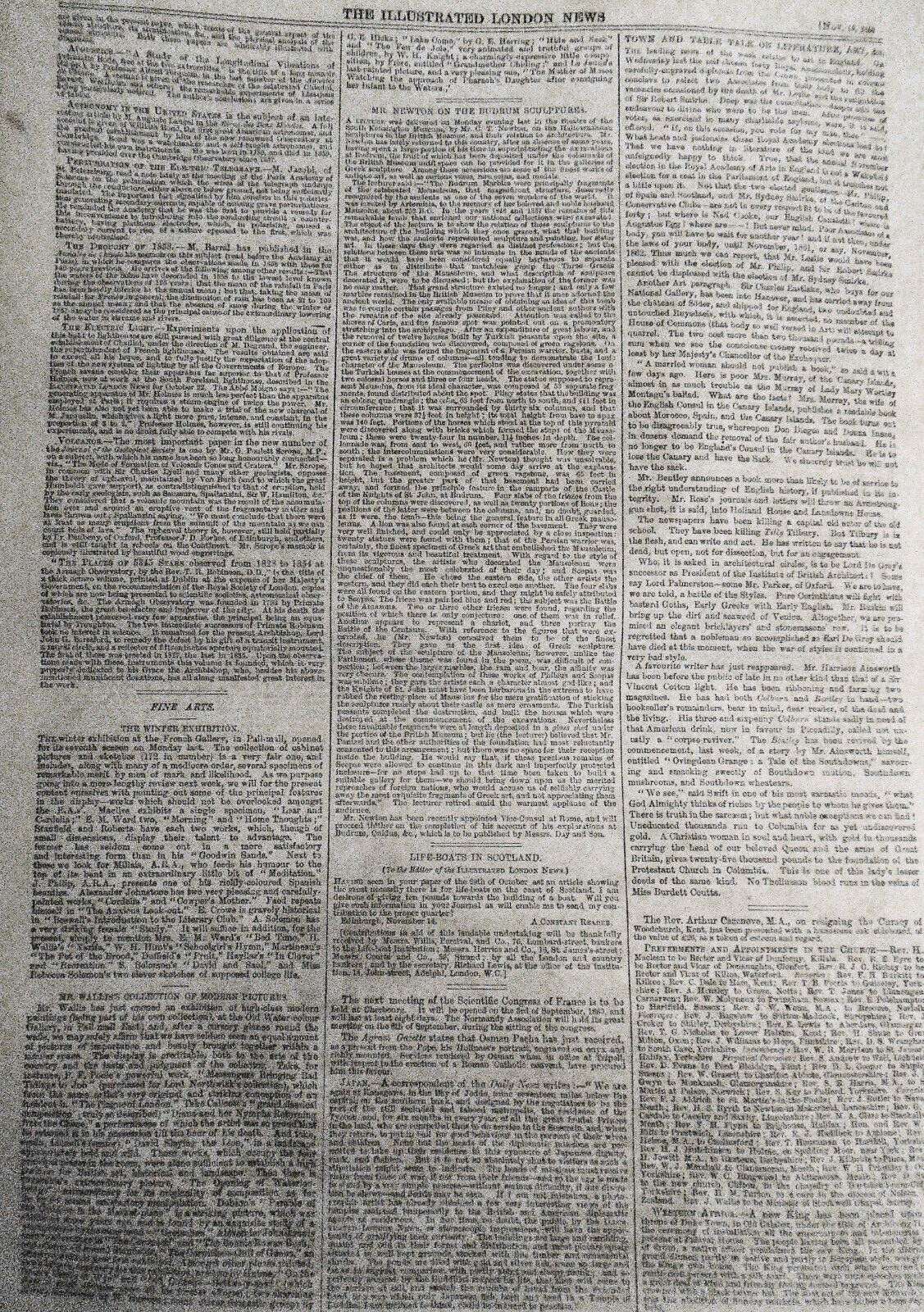 The Illustrated London News, November 19, 1859 War in Morocco; Schiller Festival