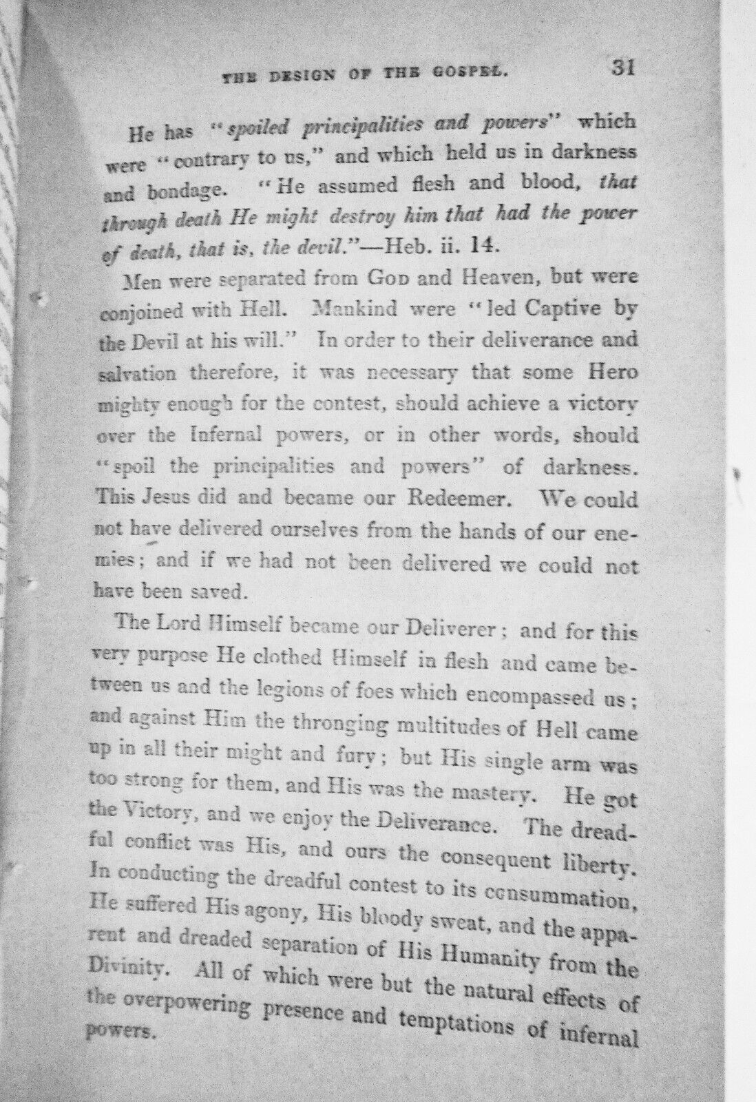 1846 The design of the Gospel... by John Pulsford