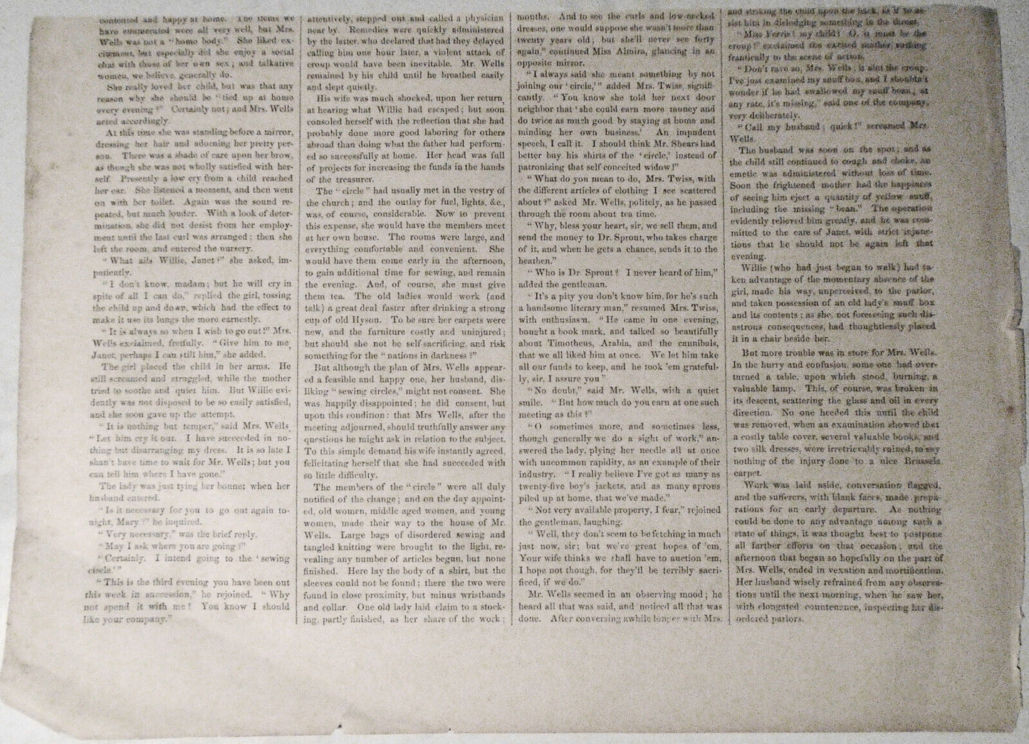 View Of The Old Roman Wall With The Mountains, Above Tivoli - Gleason's 1852