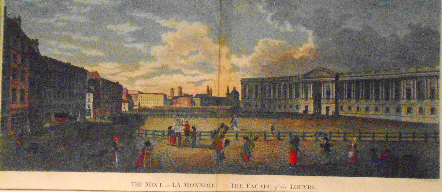 The Mint: or; La Monnoie. The Facade of the Louvre, by Richard Phillips. [1803]