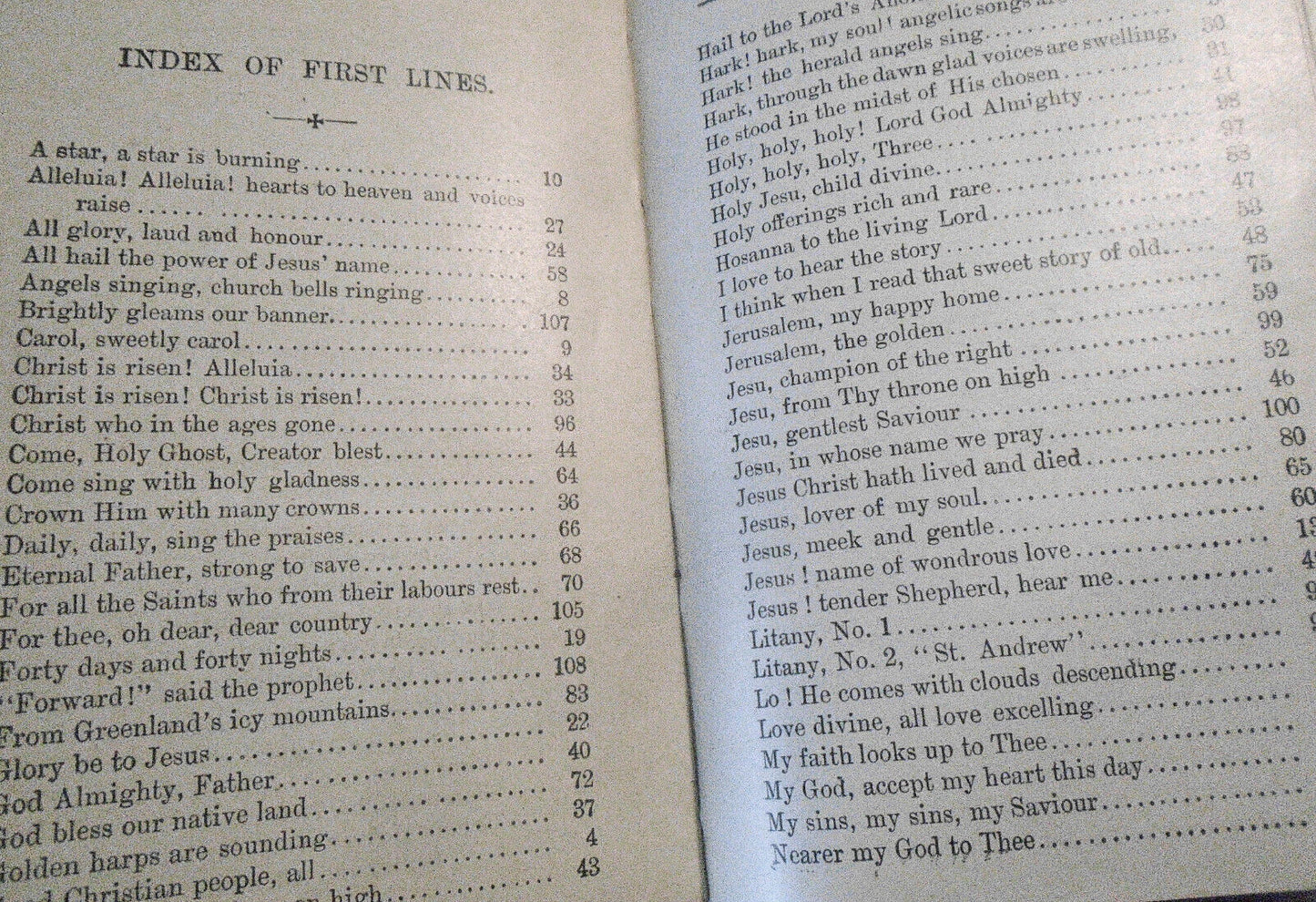 1895 The Sunday School Chorister, Words Only. Hardcover.