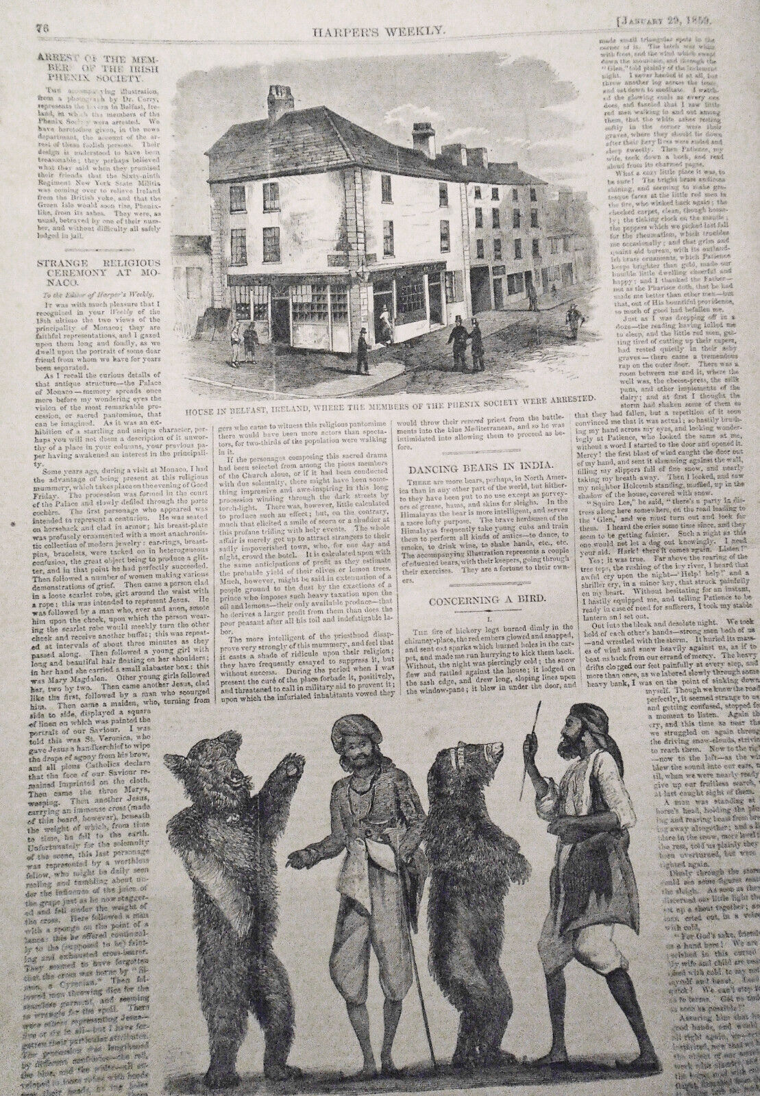 Harper's Weekly June 29, 1859 - Cuba: Negroes; plantation; Employment Of Women