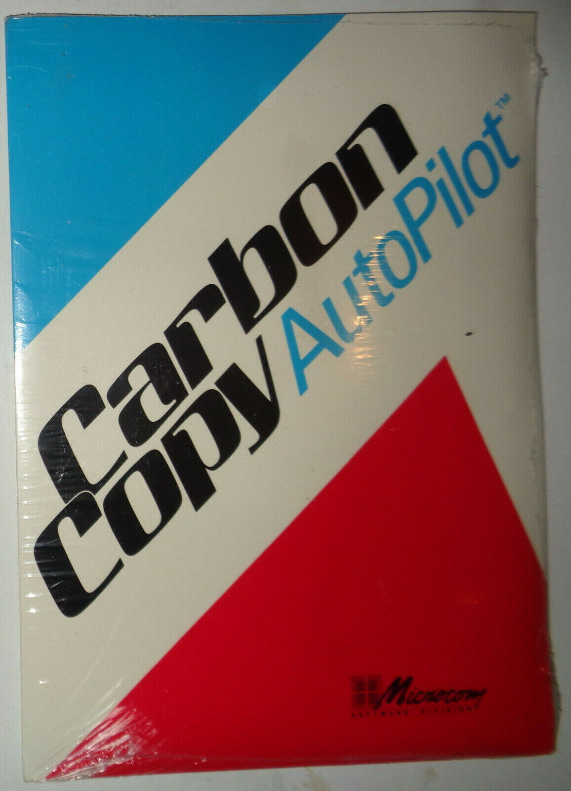 Carbon Copy Plus : 2 copies + Carbon Copy Autopilot (new) - 1989 5 1/4" for IBM