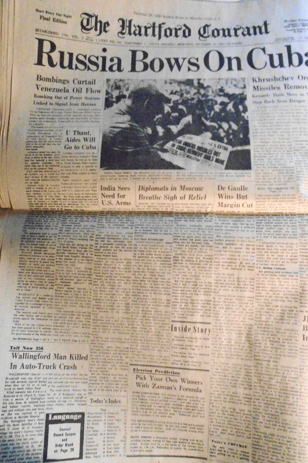 The Connecticut Courant -  historic issues 18th - 20th century reprints