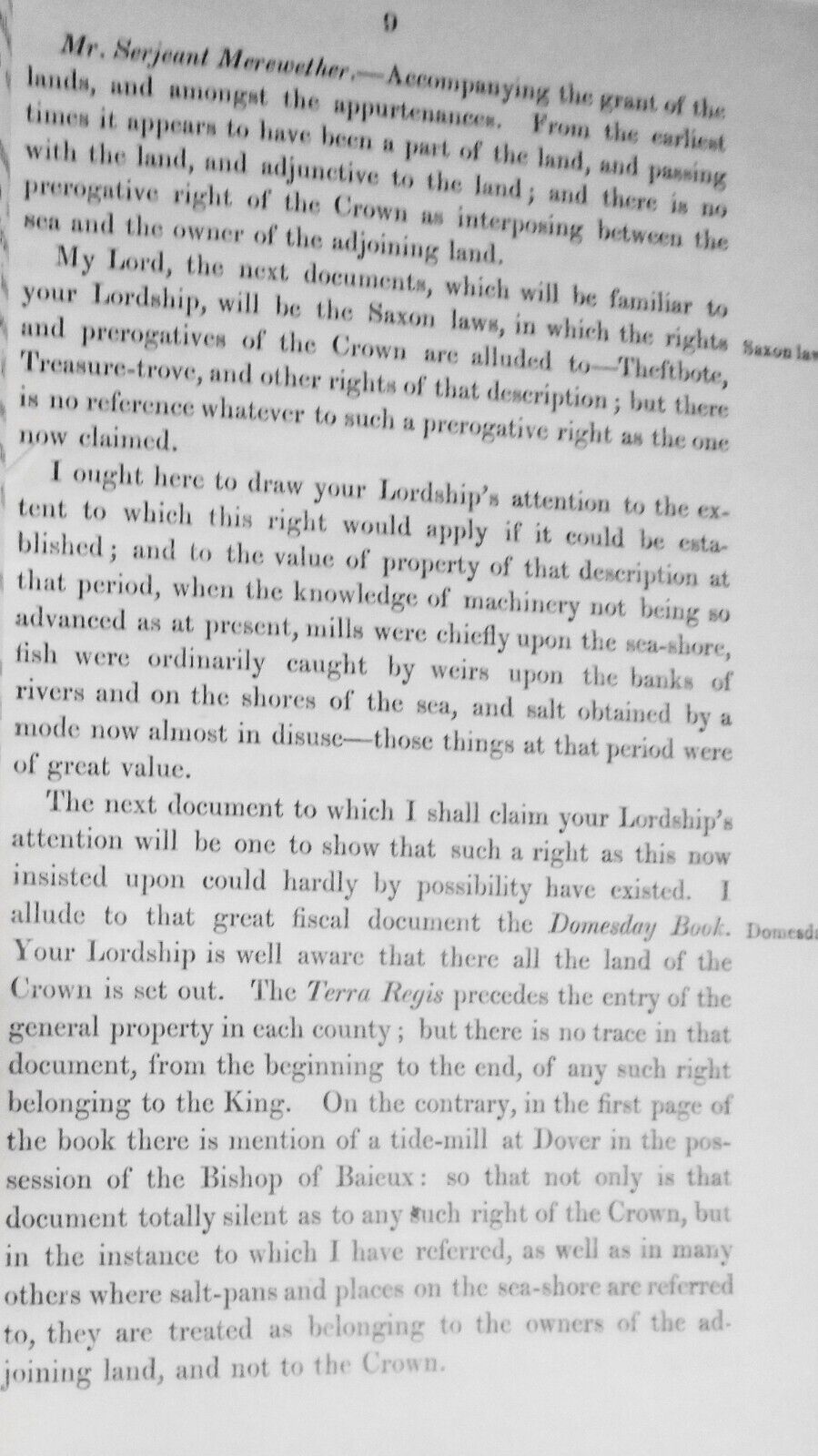 1850 Speech of Mr. Serjeant Merewether in the Court of Chancery December 8, 1849