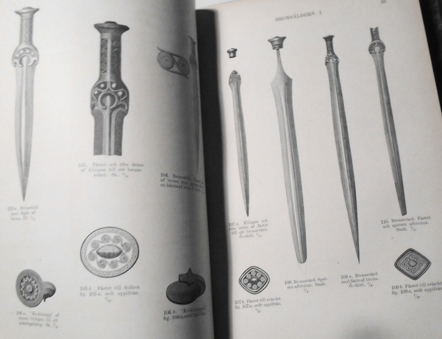 1873 Antiquites suedoises arrangees et decrites par Oscar Montelius. 1st edition