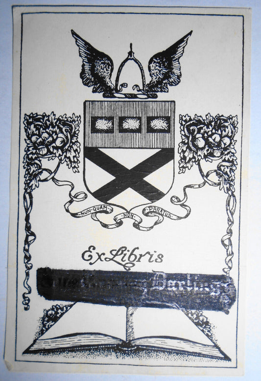 Ramsay Barling, Ex Libris Bookplate