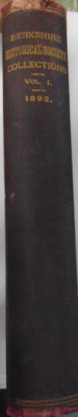 1892 Berkshire book. Vol. I, by Berkshire Historical and Scientific Society (MA)