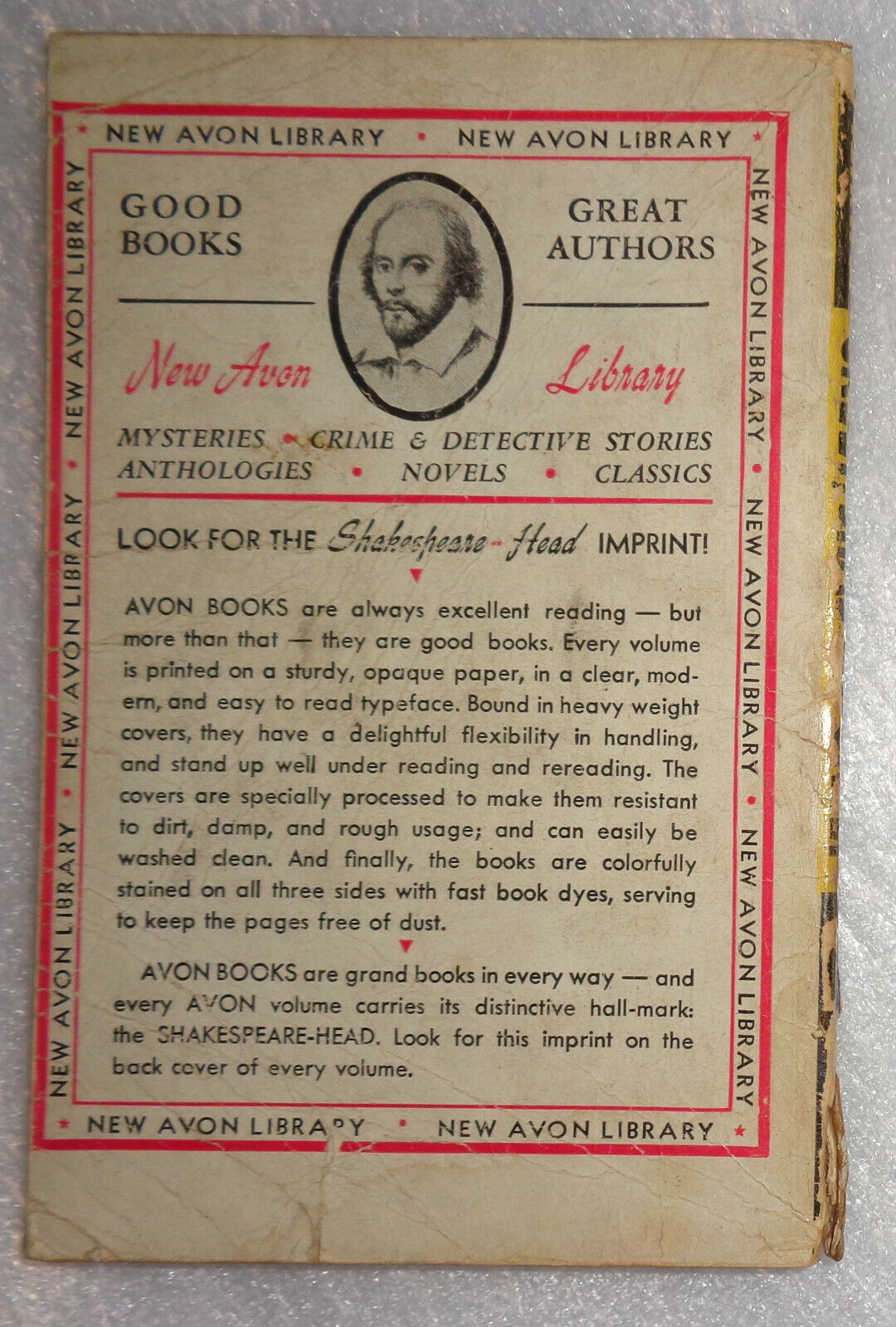 A. Merritt : Creep, Shadow Creep! - Avon 1947 Paperback