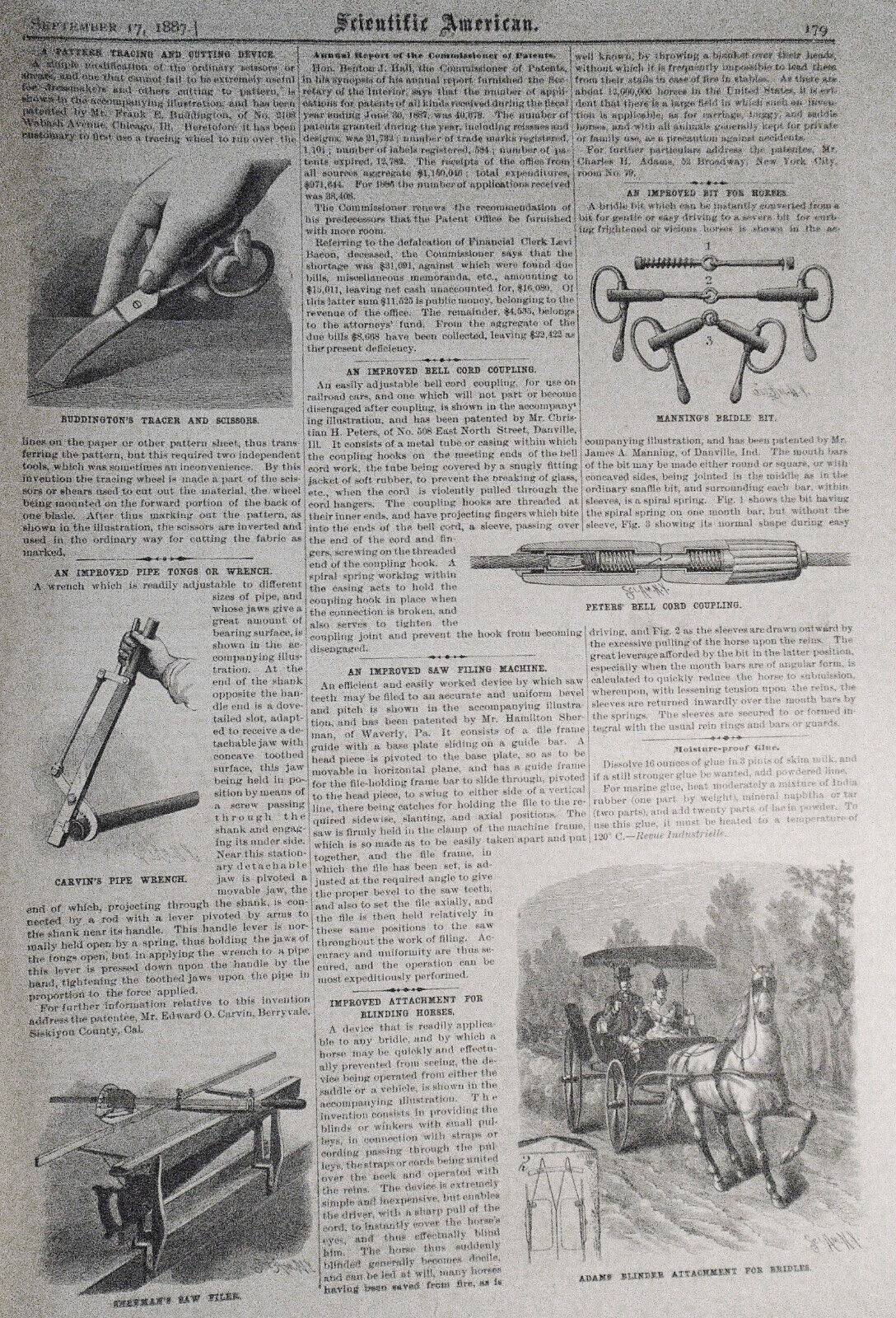 Scientific American, Sept. 17, 1887 - Thomas Edison's New Lab; Chicago War Ship