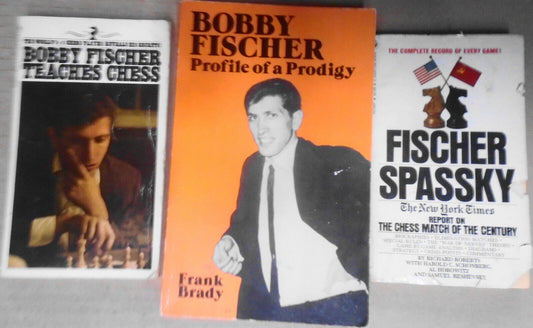 Profile of a Prodigy, Fischer-Spassky, & Bobby Fischer Teaches Chess - Lot of 3