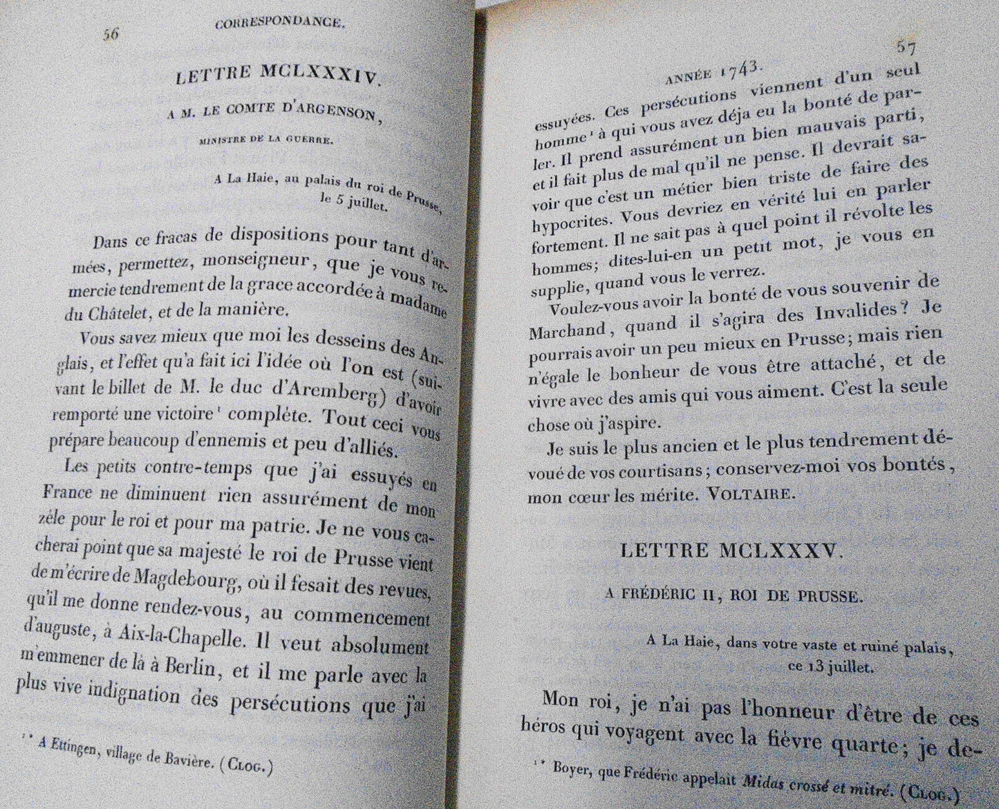 1830 - Oeuvres Completes De Voltaire, Tome 73 : Correspondance, Tome VI