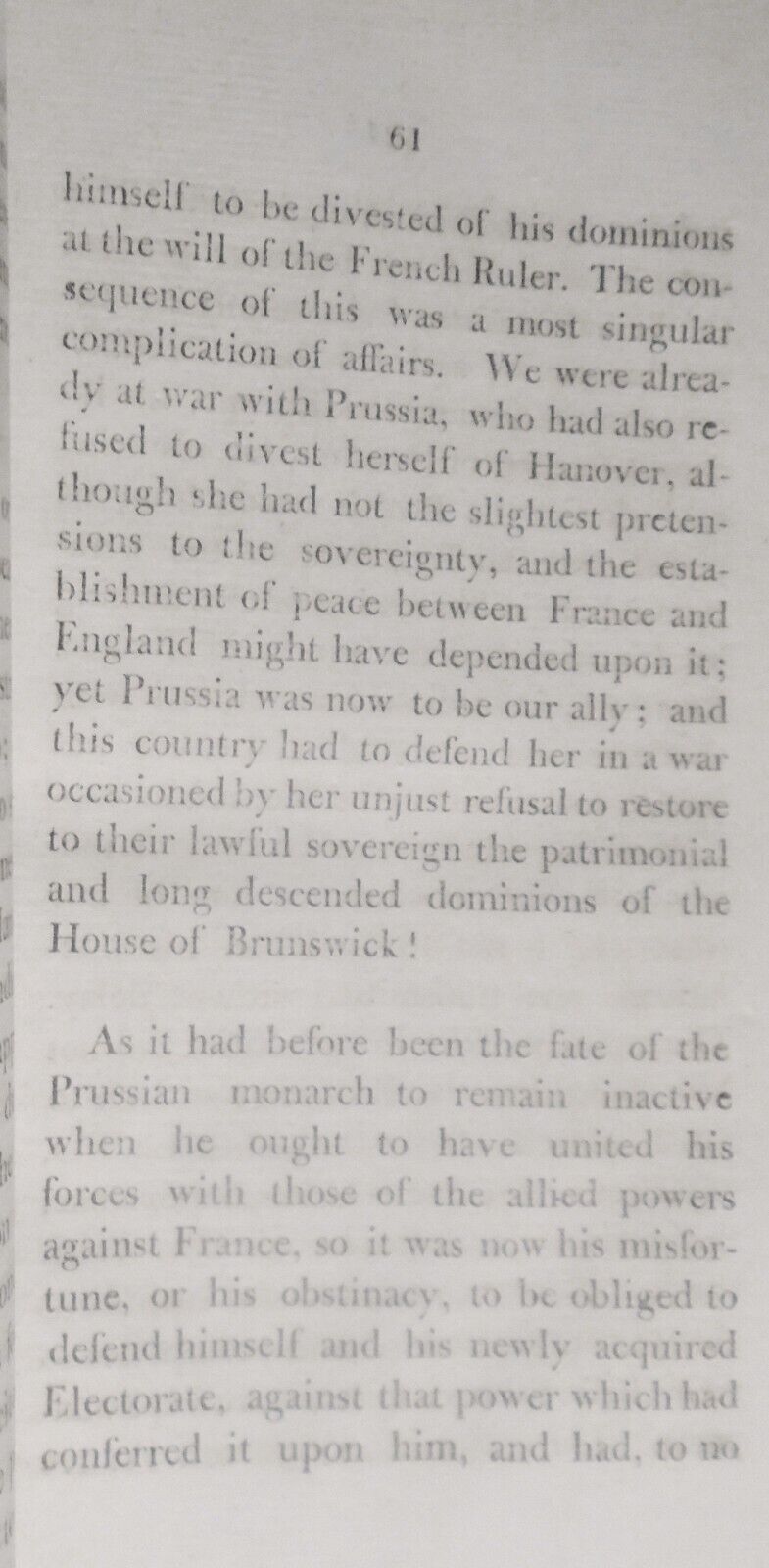 1808 Considerations on Causes Objects, Consequences of  Present War with  France