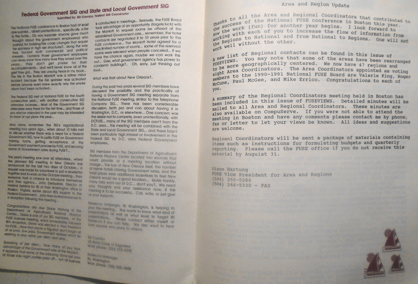 Fuseviews, Summer 1990. Focus Users Group publication by Fuse Inc.